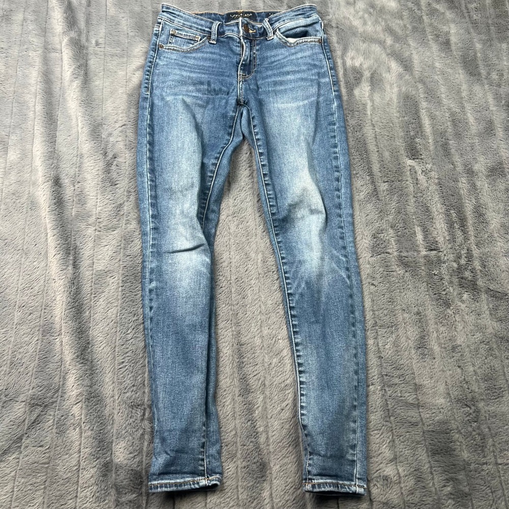 Lucky Brand Ava Super Skinny Jeans Womens 0/25 Medium Wash Denim 13445